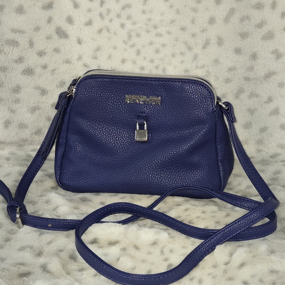 Kenneth Cole Reaction Cobalt Blue Crossbody Bag